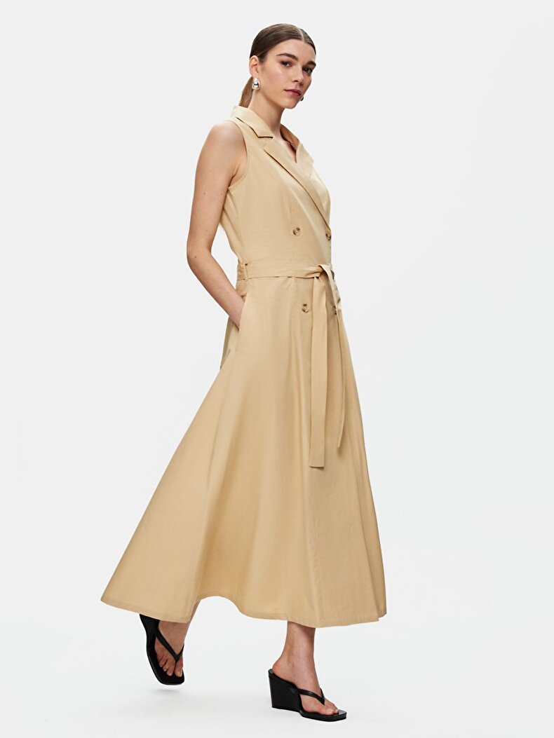 Beige Dress