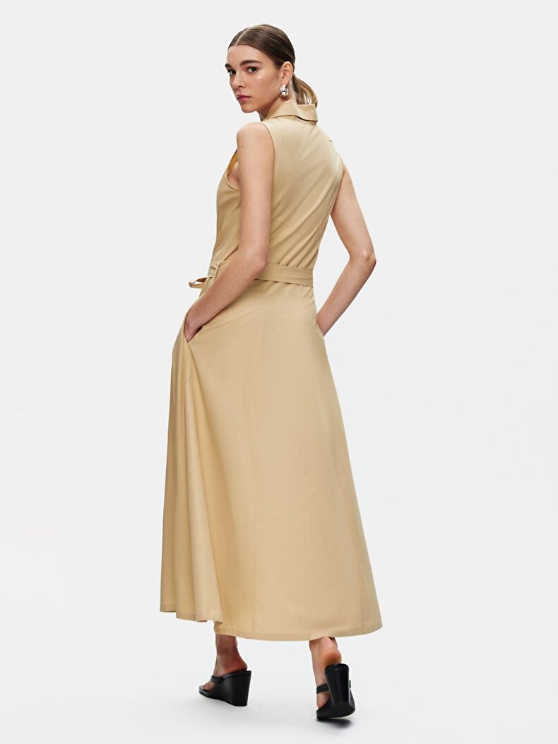 Beige Dress
