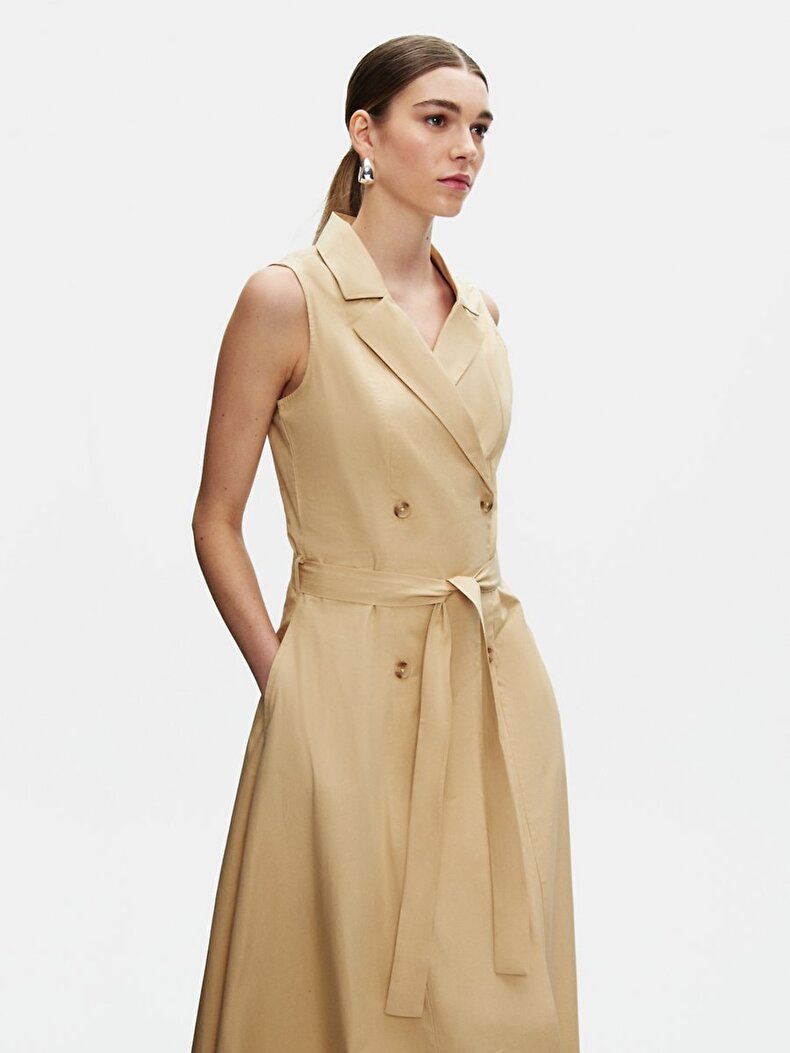 Beige Dress