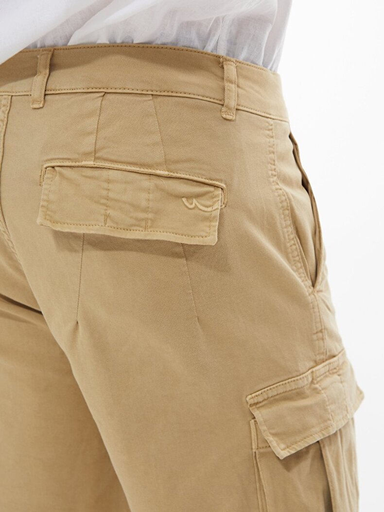 Beige Shorts