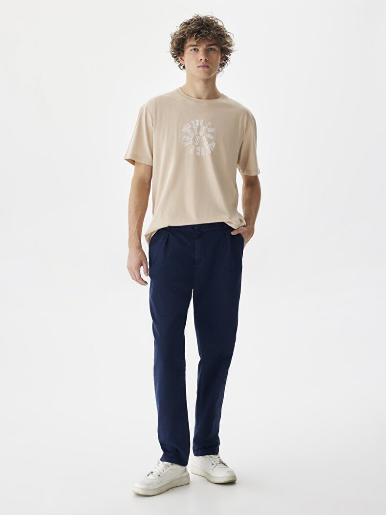 Basıc Gabardin Regular Lacivert Pantolon