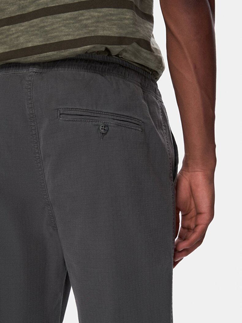 Düz Paça Gabardin Antrasit Pantolon