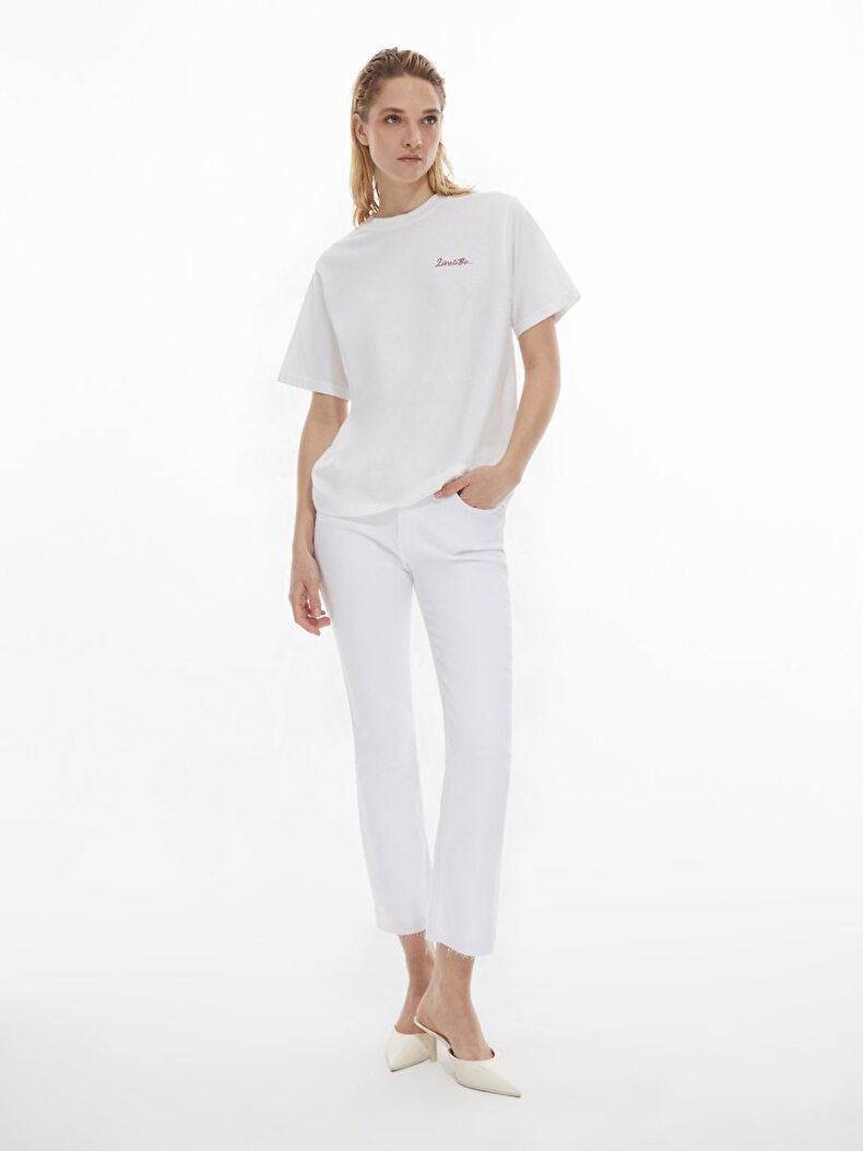 Print White T-shirt