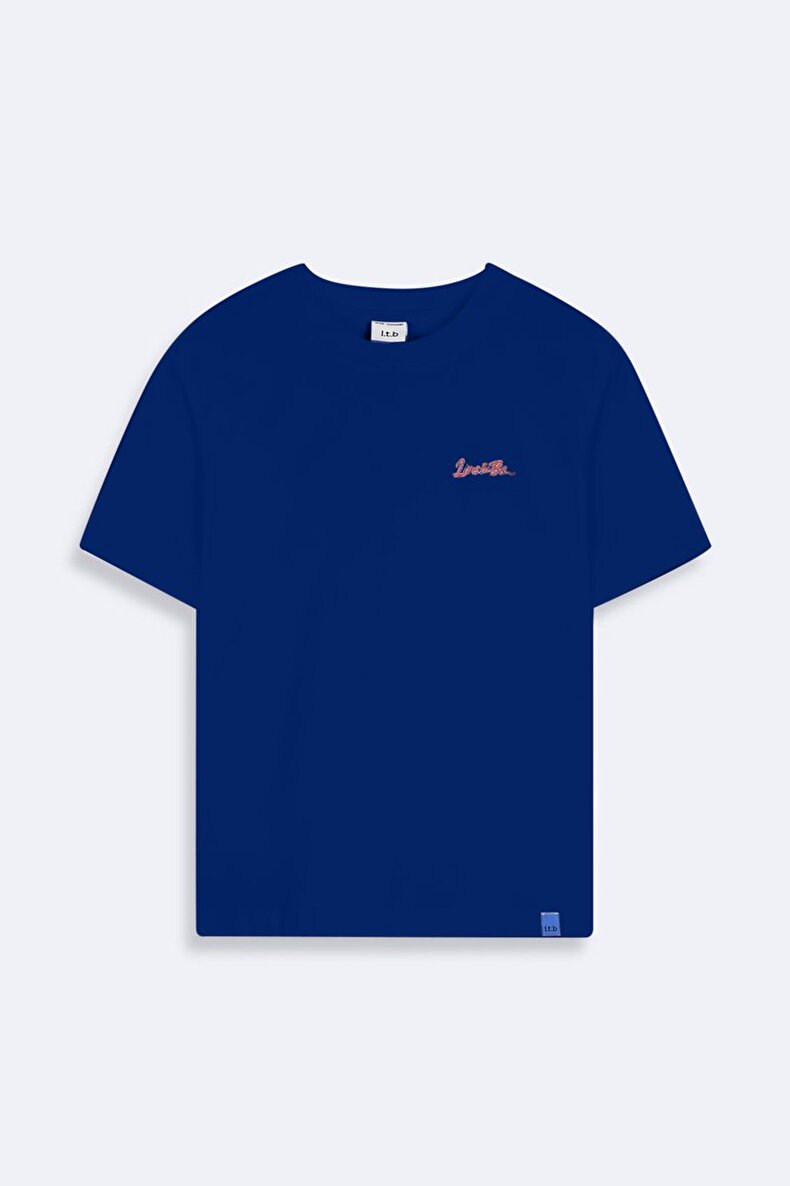 Print Dark Blue T-shirt