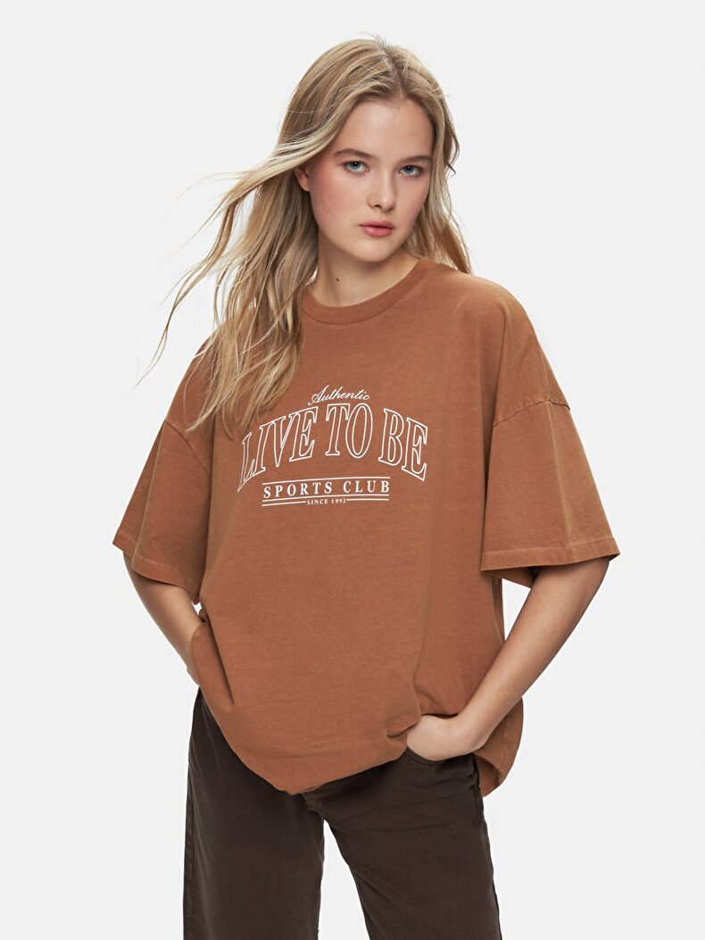 Brown T-shirt