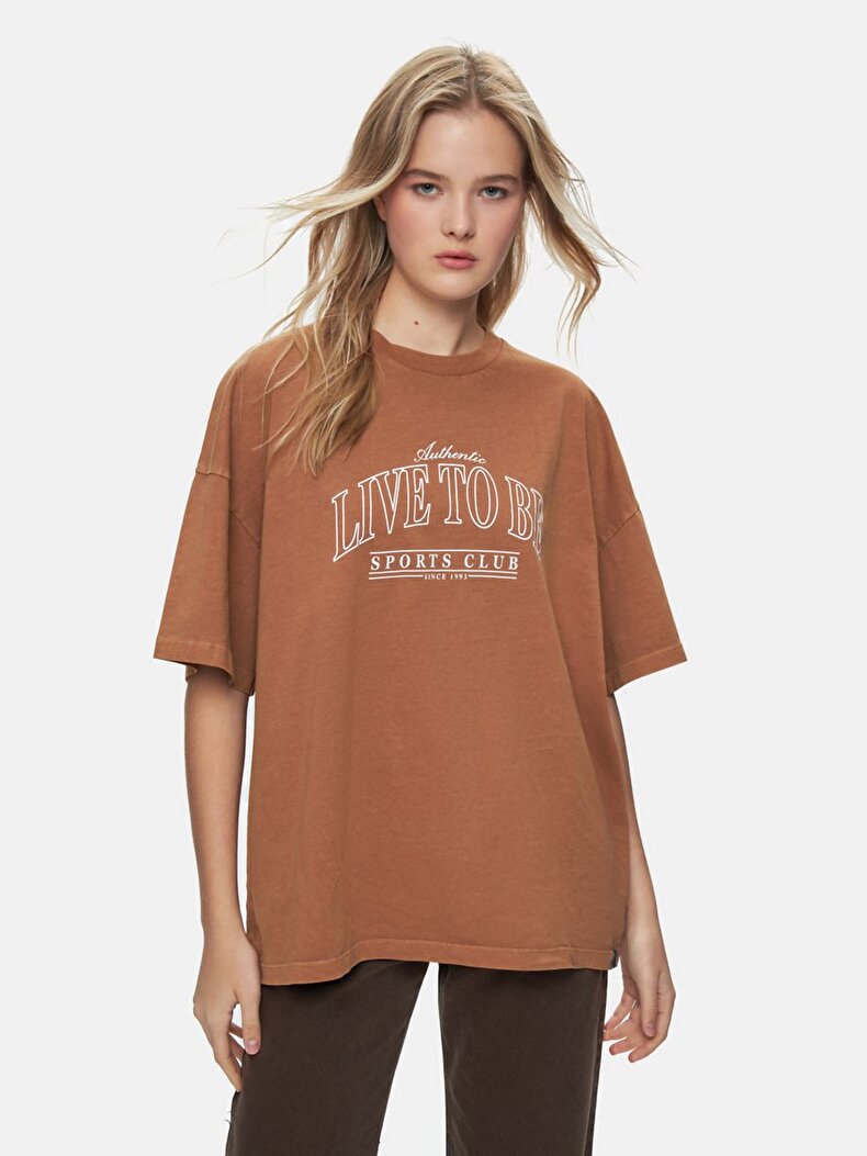 Brown T-shirt