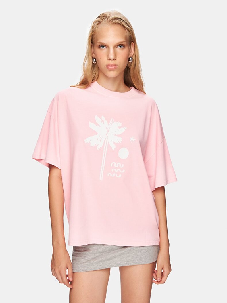Pembe T-shırt