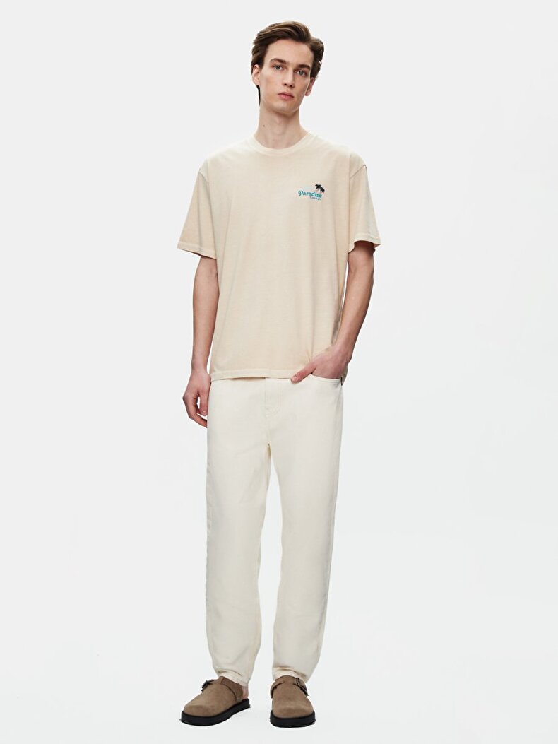 Beige T-shirt