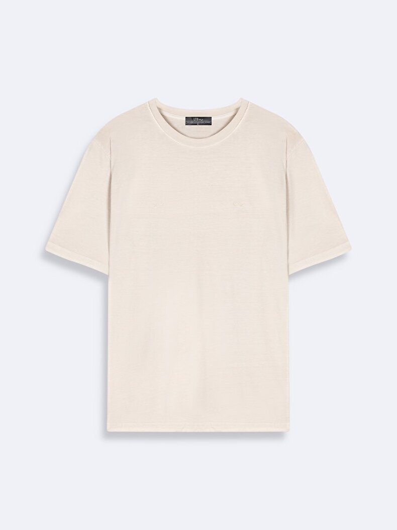 Basic shirt beige sale