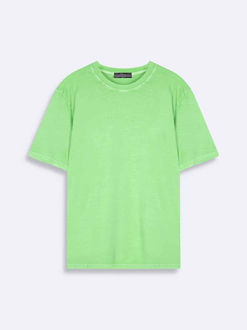 Bleached Basic Green T-shirt
