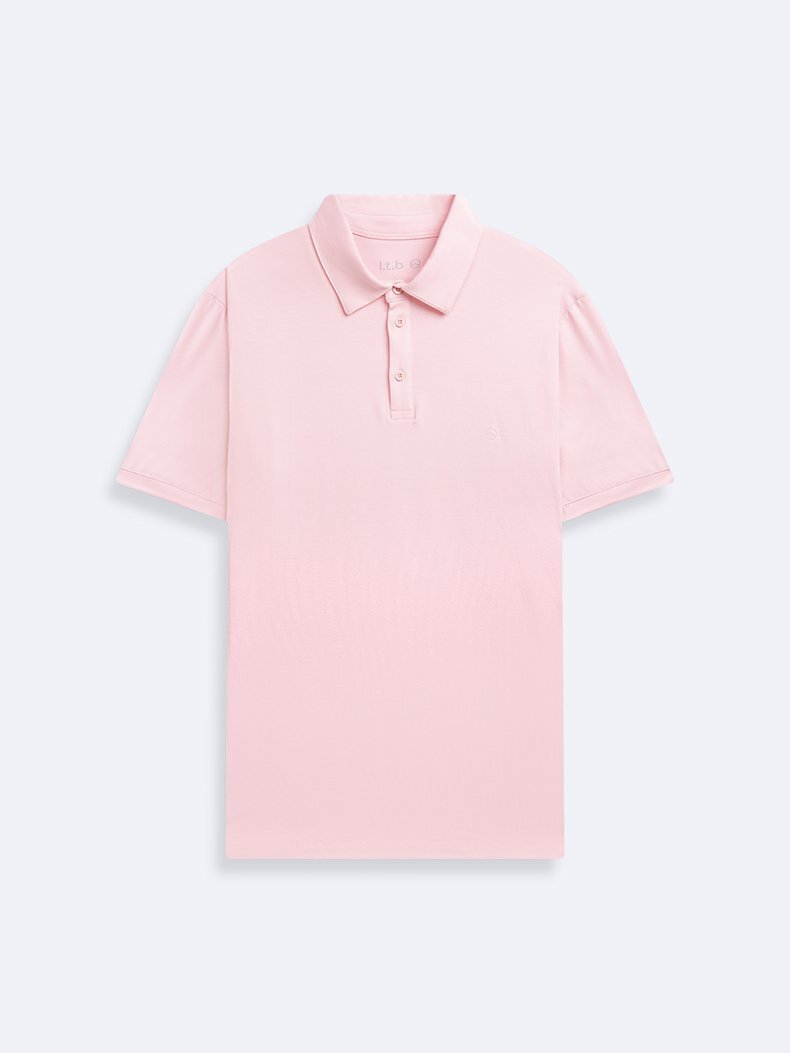 Basıc Regular Kısa Kollu Pembe T-shırt