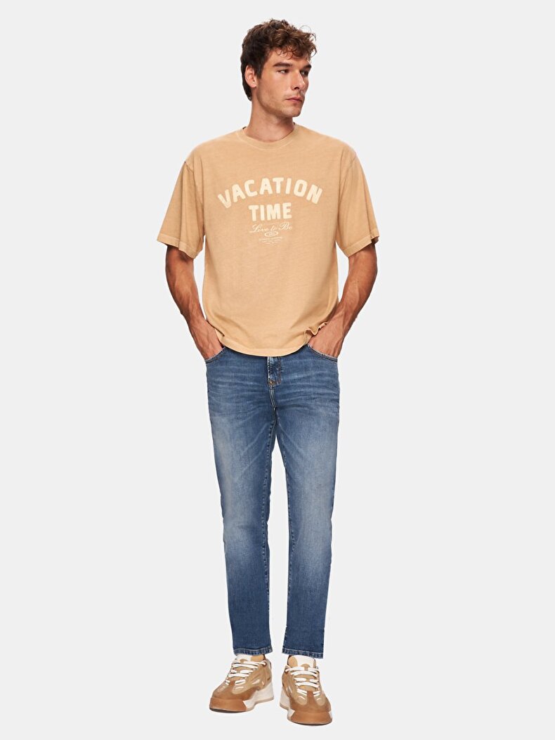 Loose Beige T-shirt