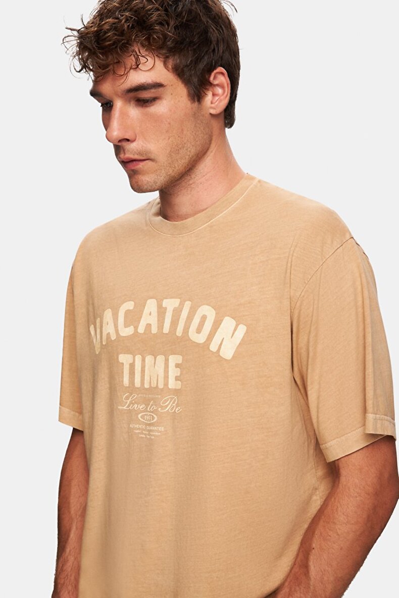 Loose Beige T-shirt
