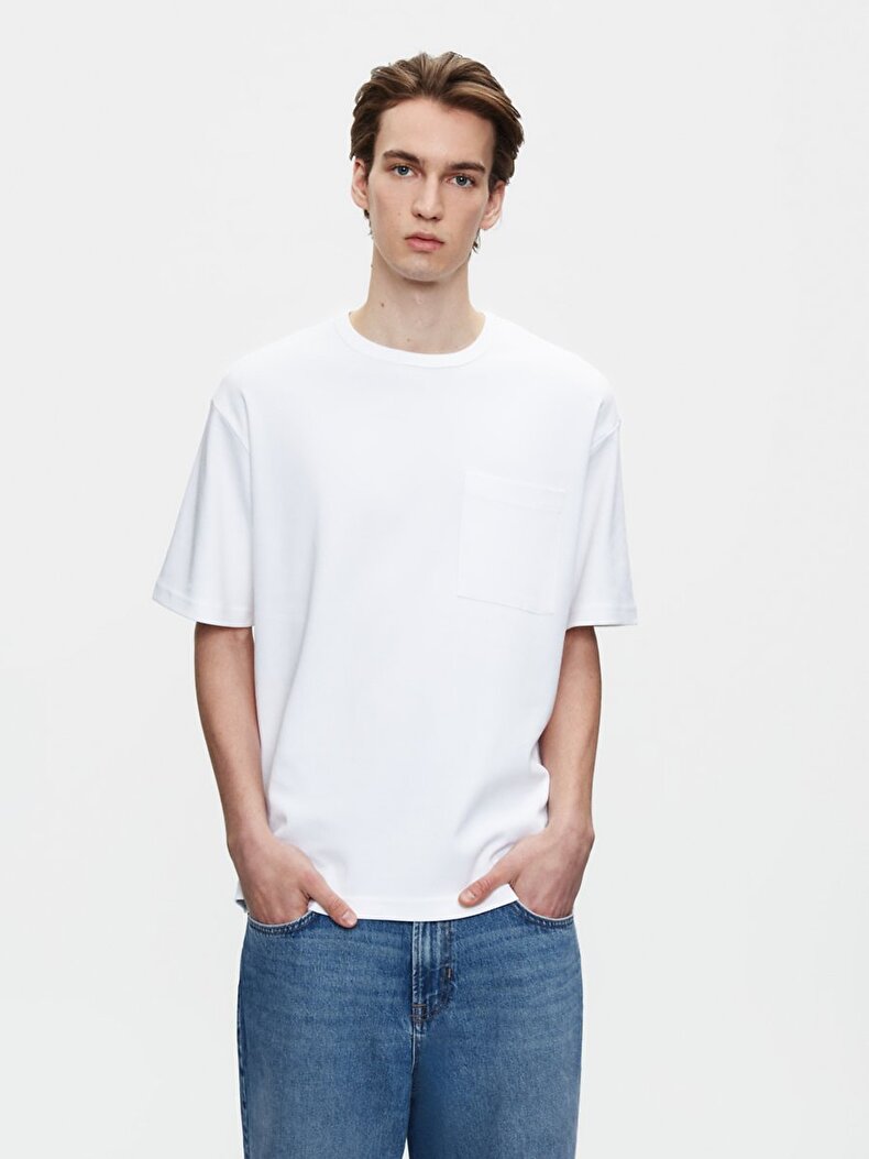 Loose Beyaz T-shırt