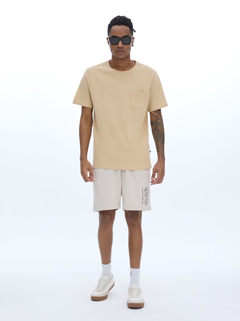 Regular Bej T-shırt
