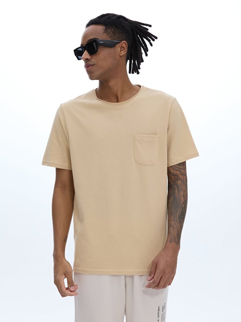 Regular Bej T-shırt