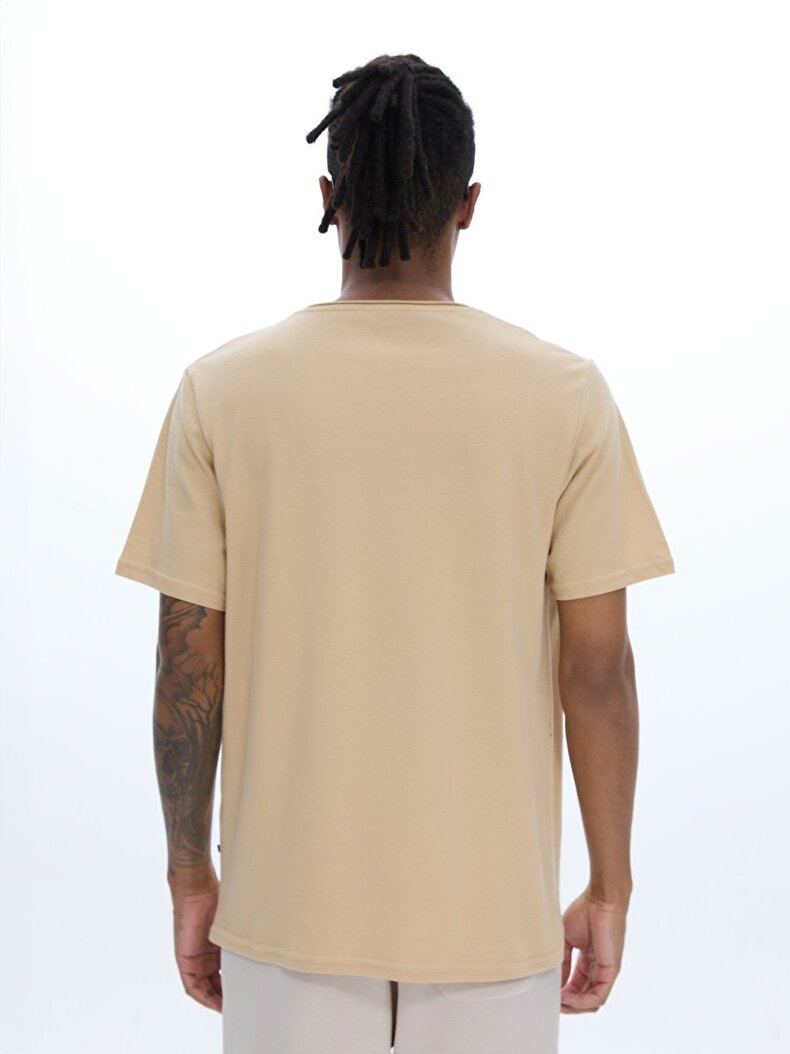 Regular Bej T-shırt