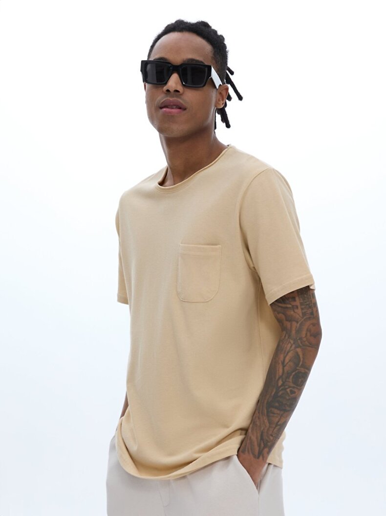 Regular Bej T-shırt