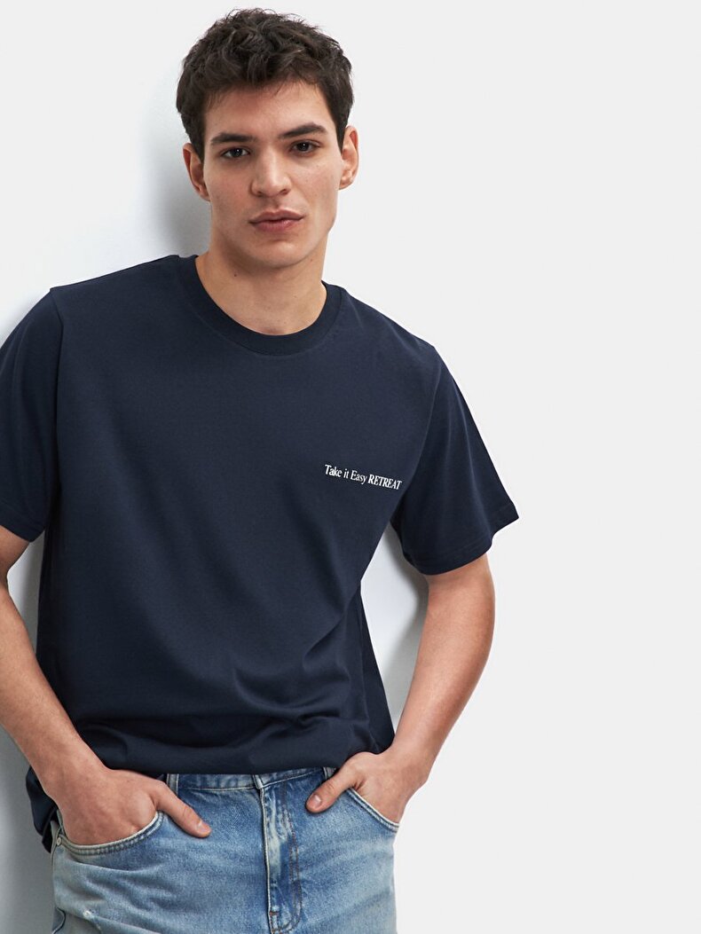 Lacivert T-shırt