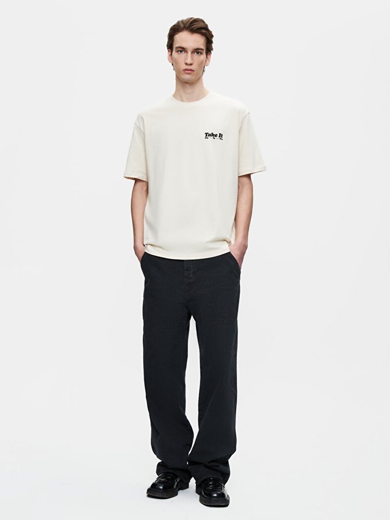 Beige T-shirt