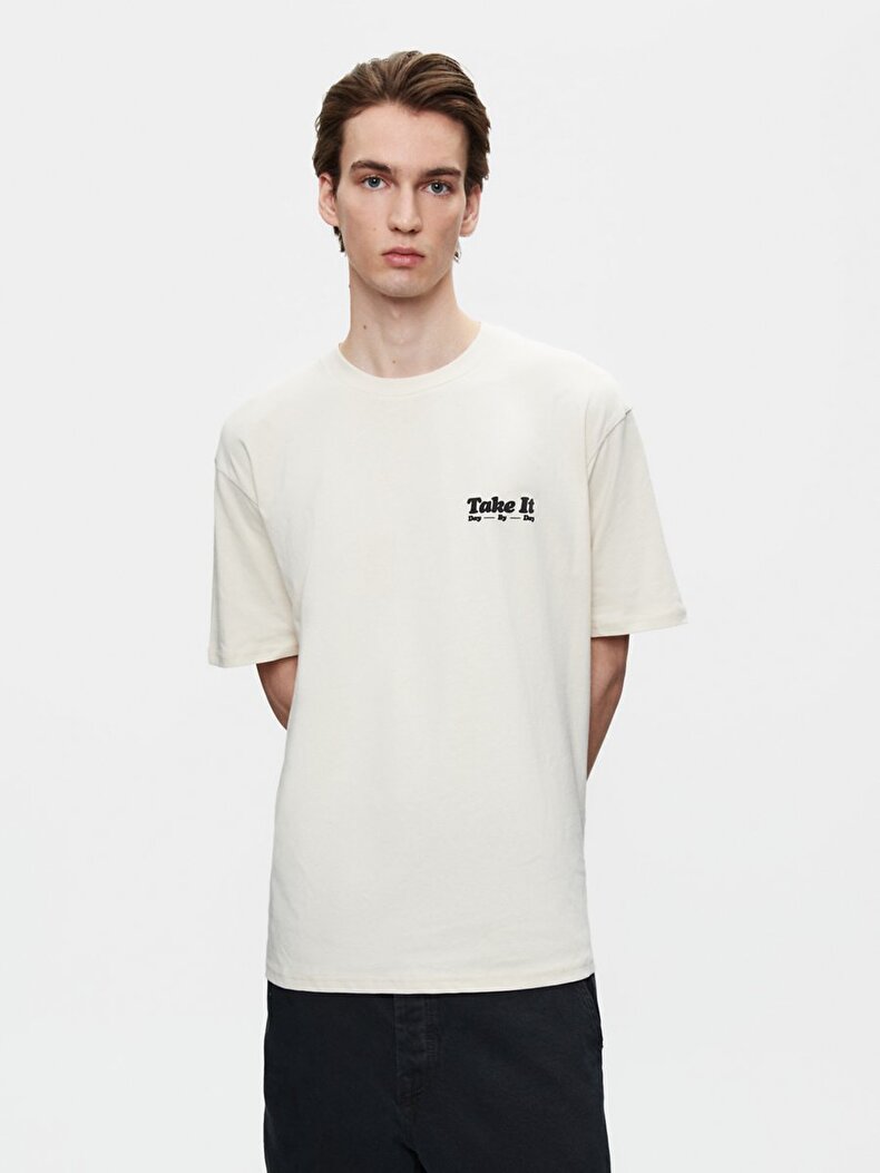 Beige T-shirt