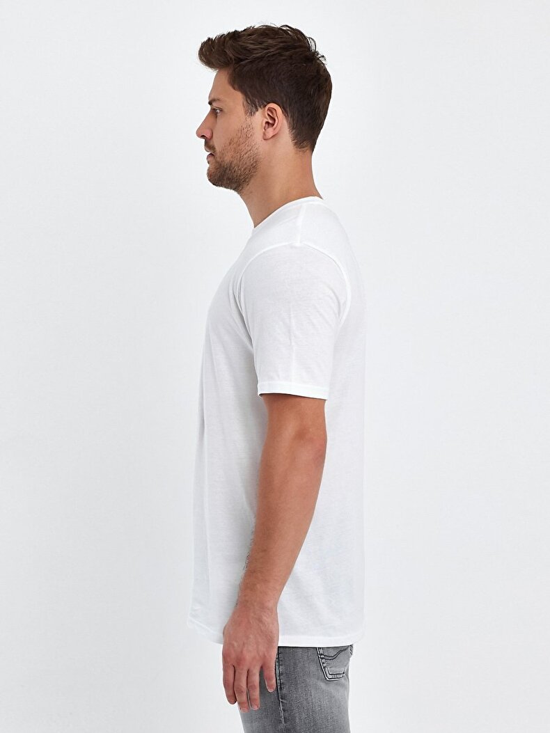 Regular Beyaz T-shırt