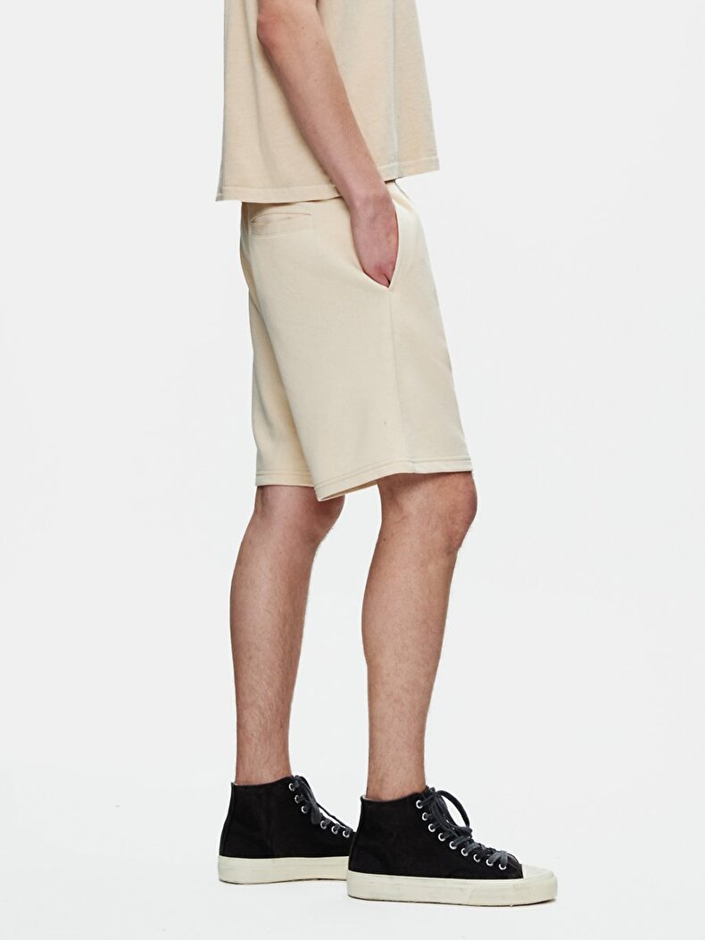Beige Shorts