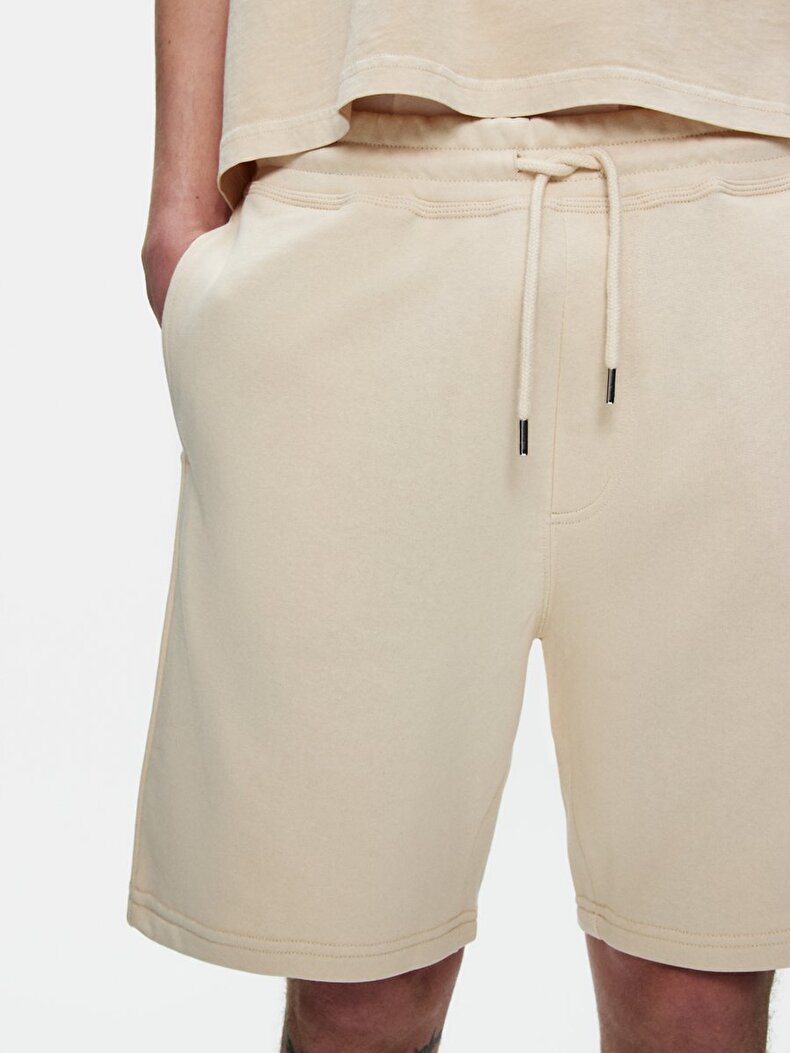 Beige Shorts
