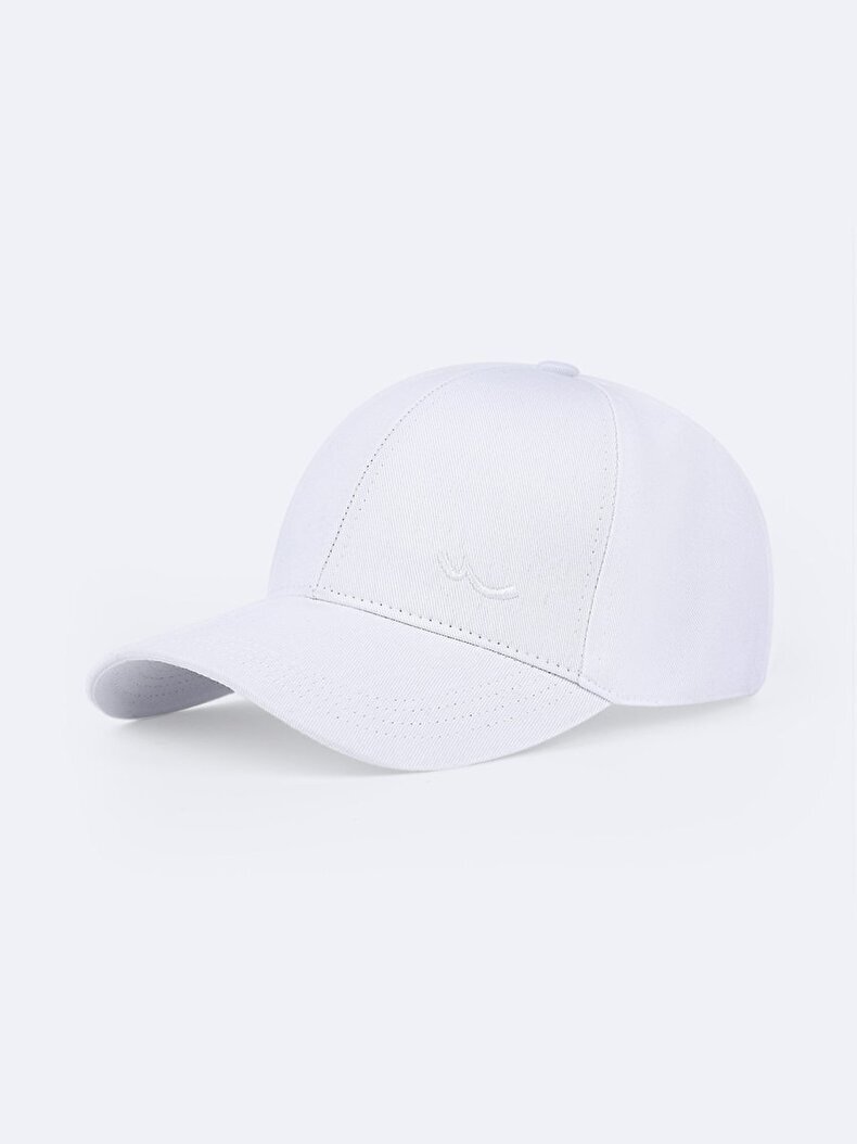 Logo Printed White Hat