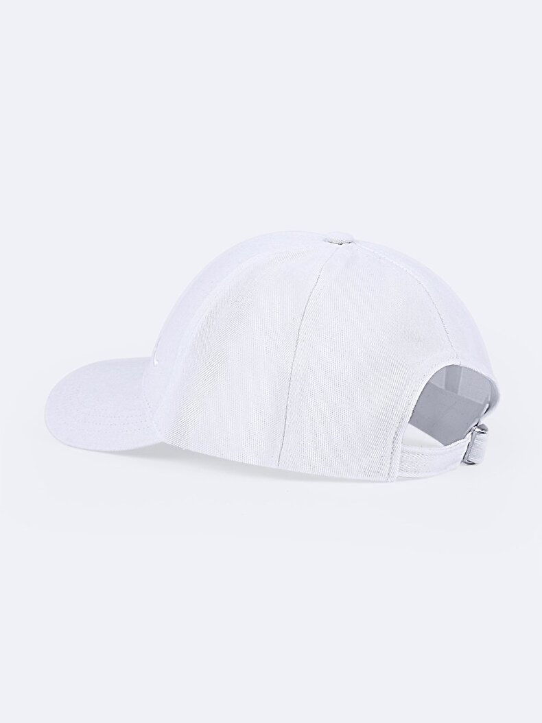 Logo Printed White Hat