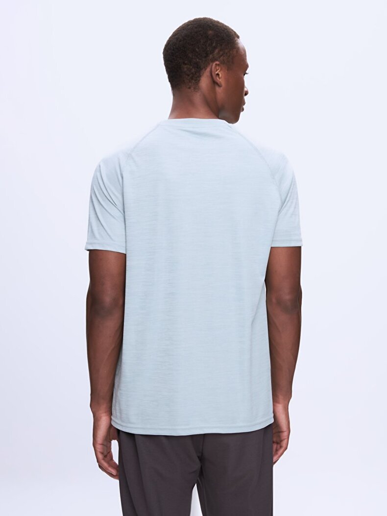 Reglan Kol Basıc Yeşil T-shırt