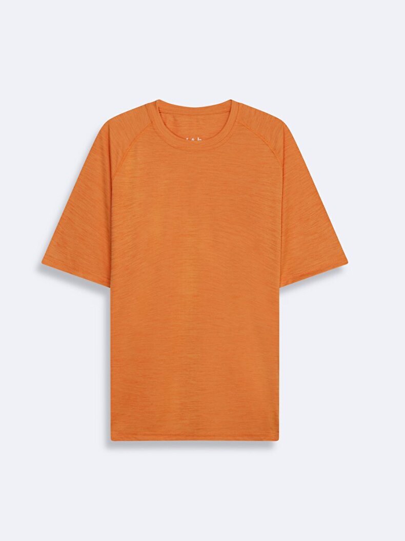 Reglan Kol Basıc Turuncu T-shırt