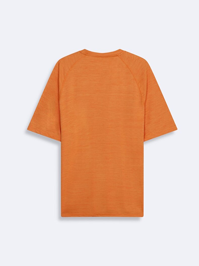 Reglan Kol Basıc Turuncu T-shırt