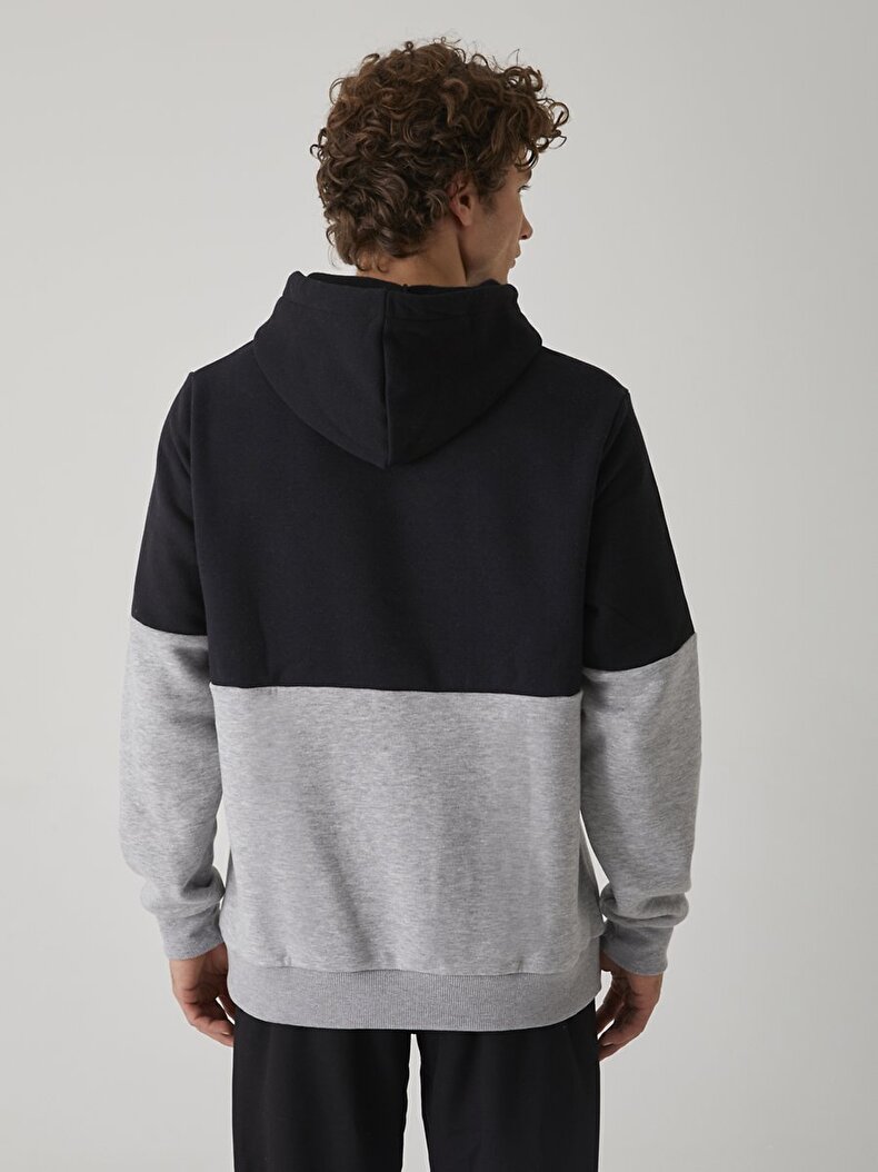 With Hood Black Sweatshirt