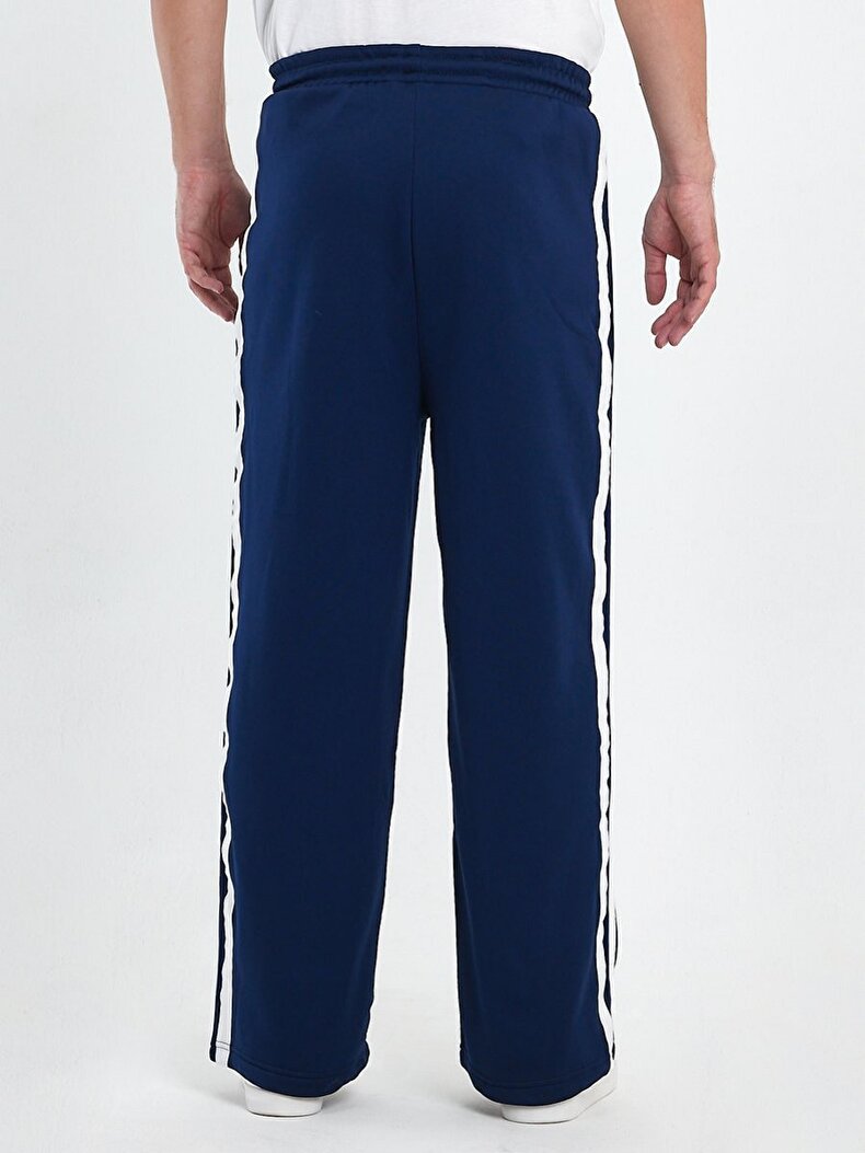 Wide Leg Striped Navy Tracksuit