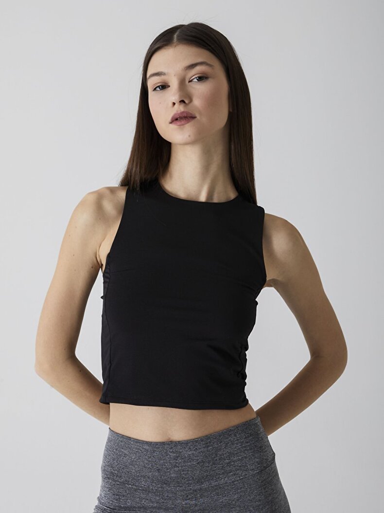 Halter Yaka Siyah Atlet