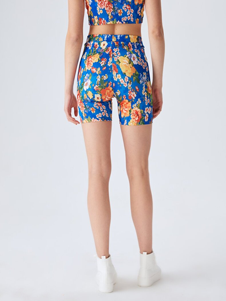 Flower Print Shorts