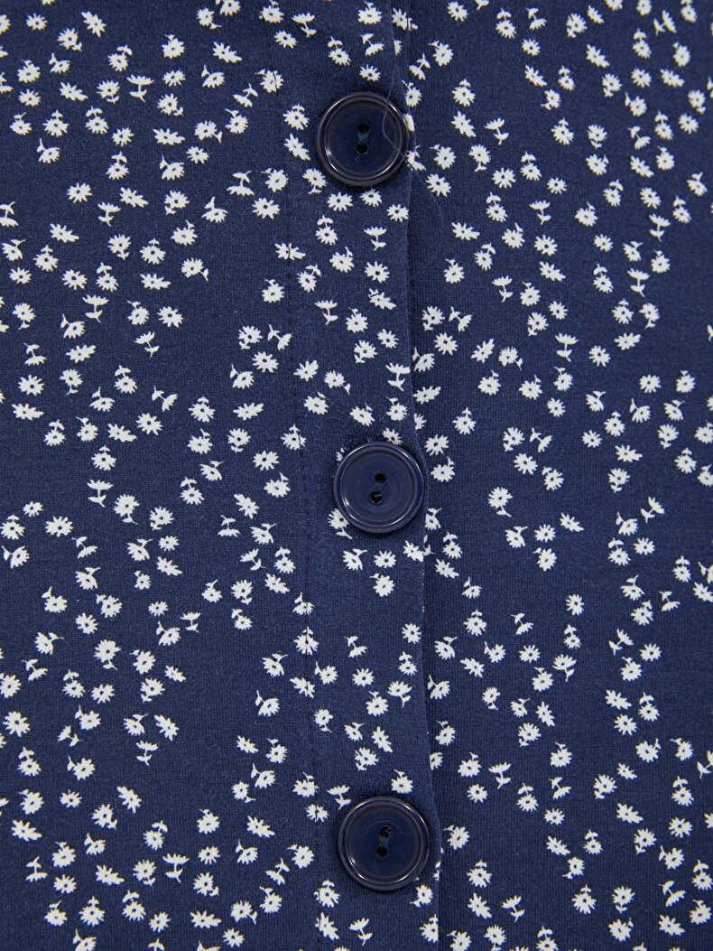 Pattern Midi Dunkelblau Röcke
