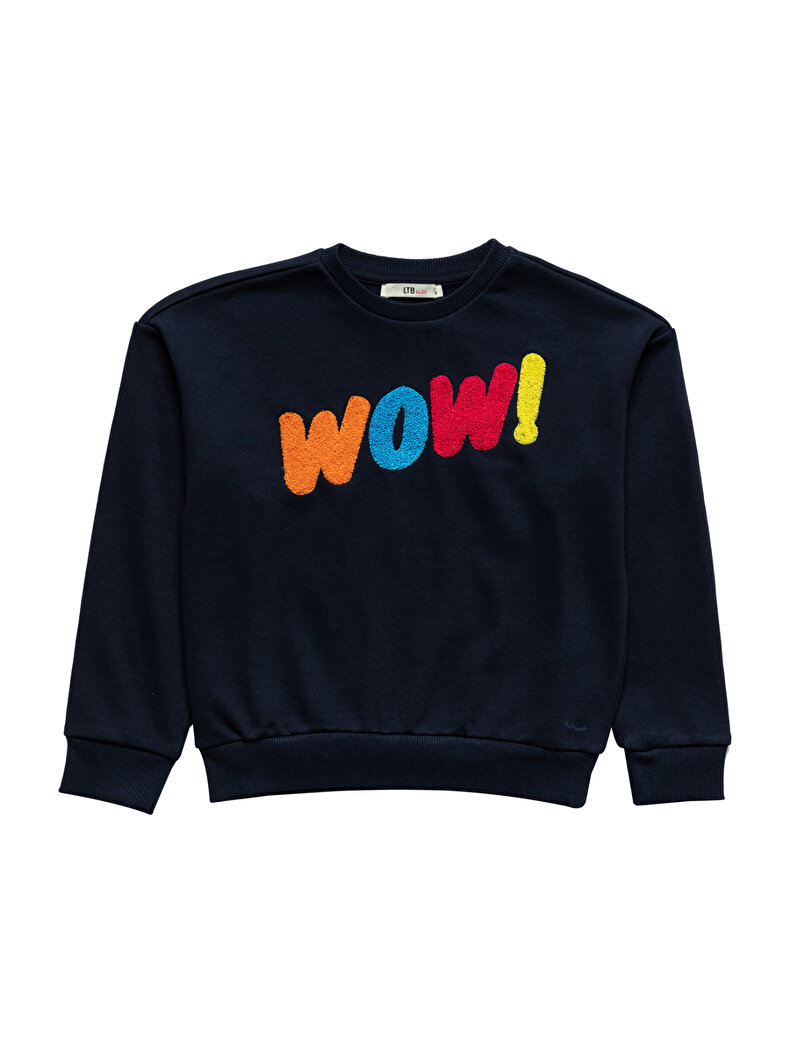 Dunkelblau Sweatshirt