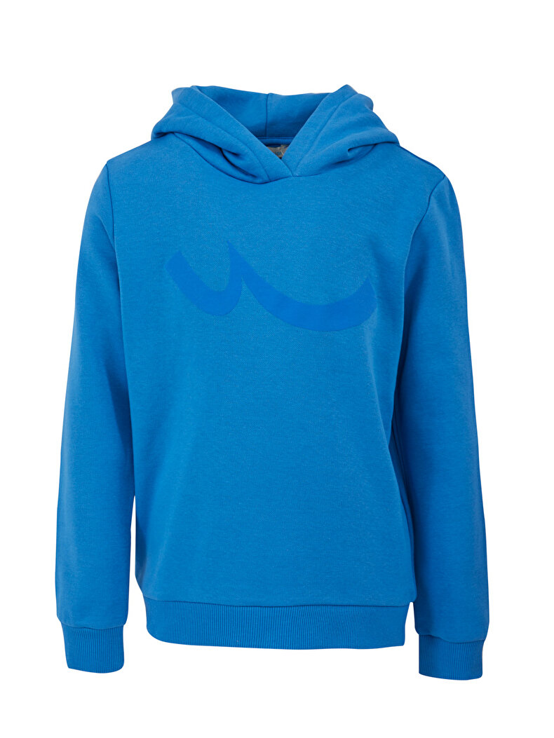 Blue Kapuzensweatshirt