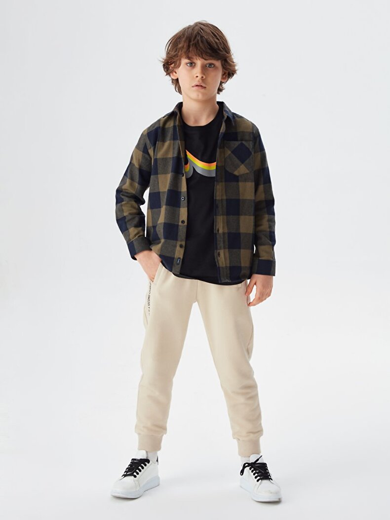 Check Long Sleeve Overhemd