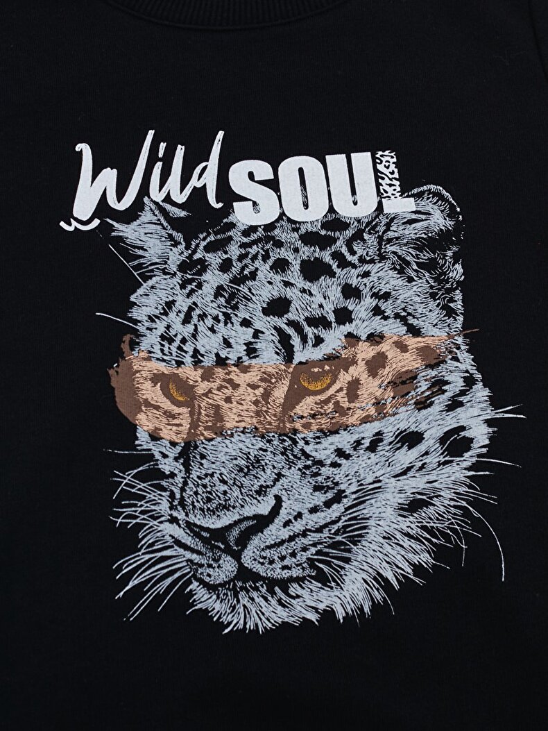 Schwarz Sweatshirt
