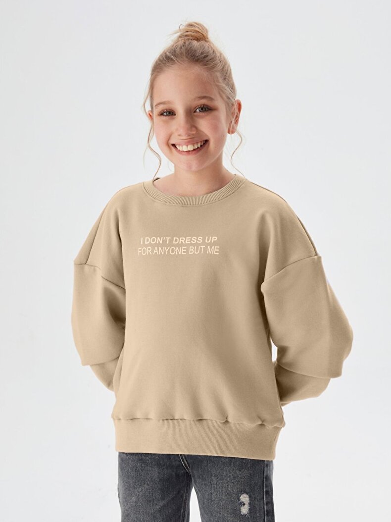 Beige Sweatshirt