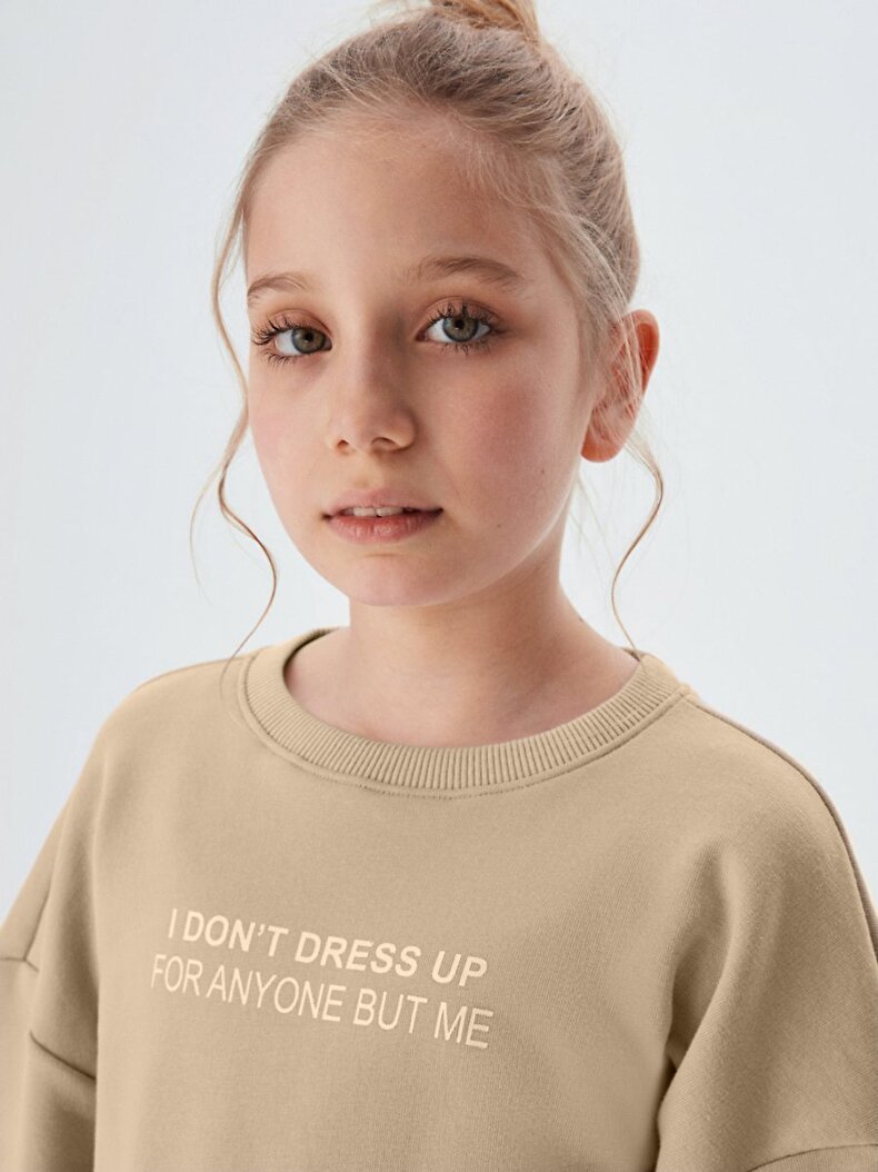 Beige Sweatshirt