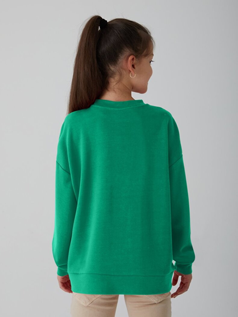 Grün Sweatshirt