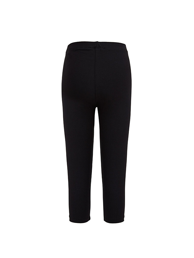 Schwarz Legging