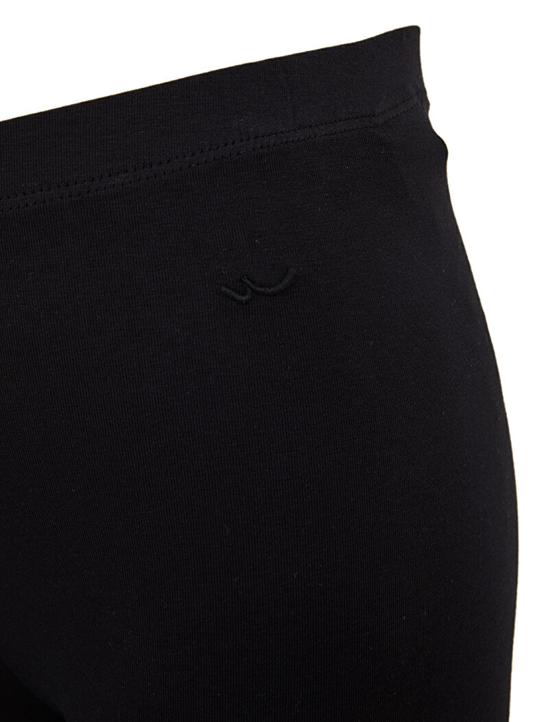 Schwarz Legging