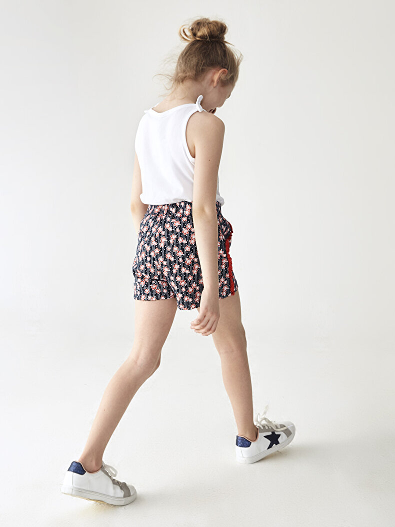 Flower Print Short