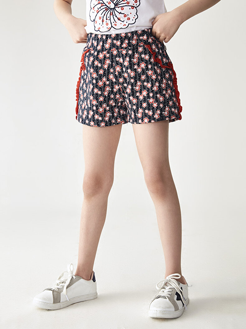 Flower Print Short
