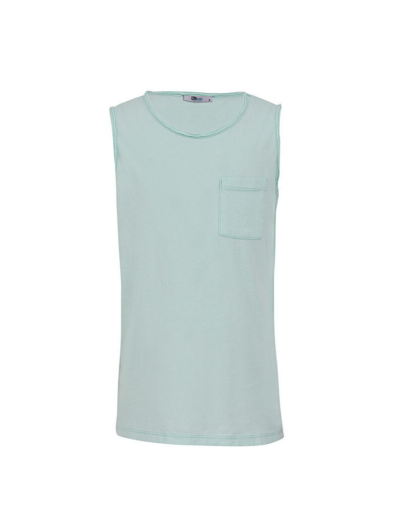 Sleeveless Round Collar Grün Unterhemd Sleeveless Round Collar Grün Unterhemd